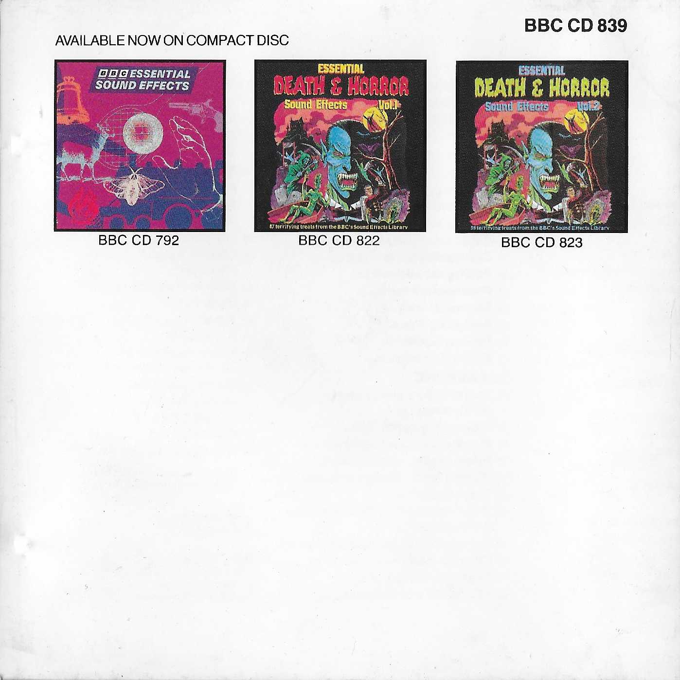 Middle of cover of BBCCD839